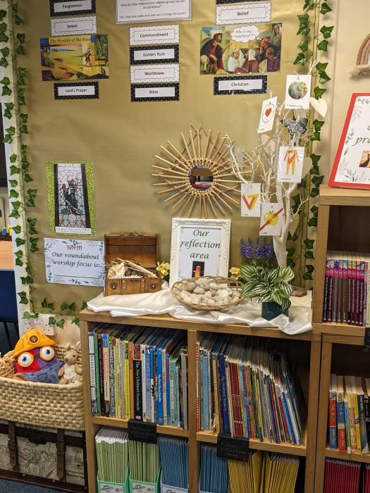 Audlem St James | Year 4 Reflection area