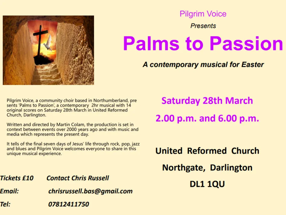 Palms to Passion Urc Darlington 28.03.2026