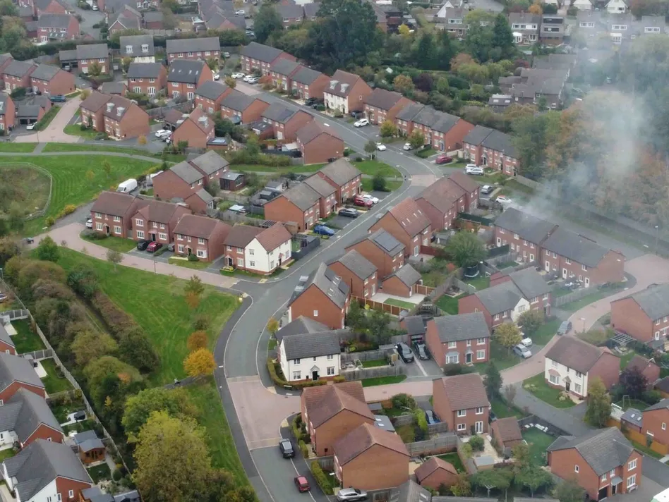 Firecrest Way aerial photo