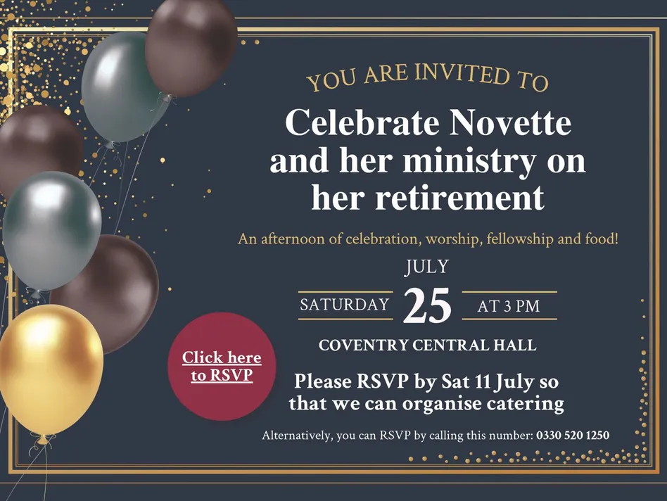Revd Novette Headley – Celebration of Ministry & R