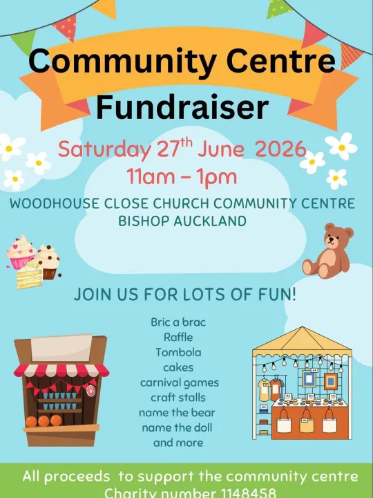 Community Centre Fundraiser WHC 27.06.2026