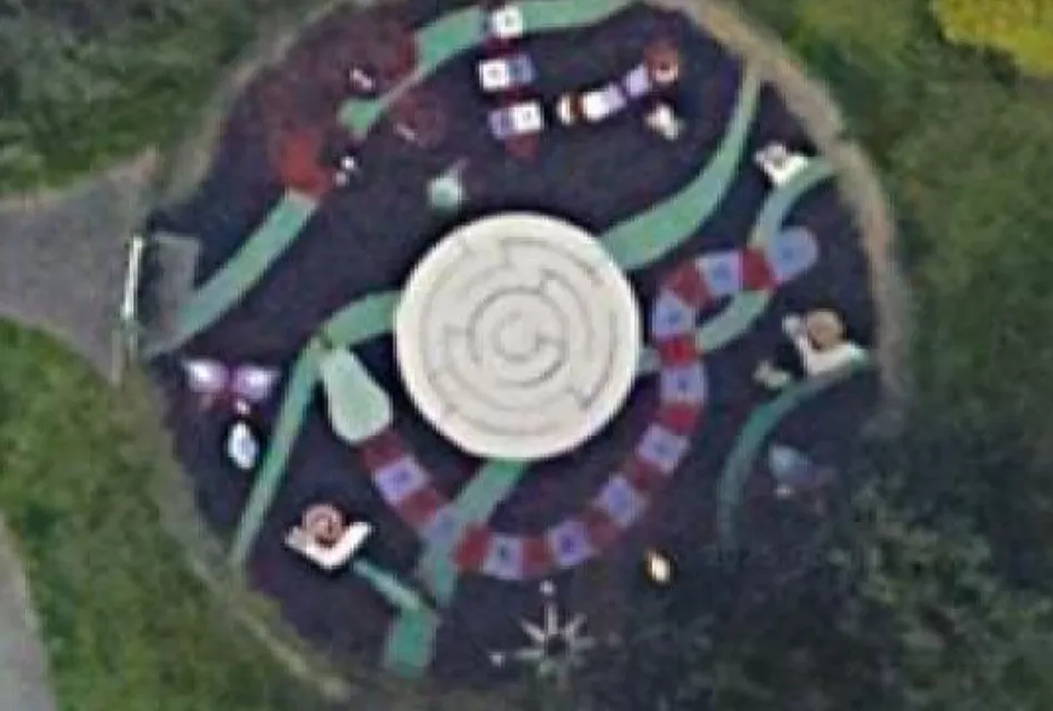 Ariel View of Sorbus Close Play Area