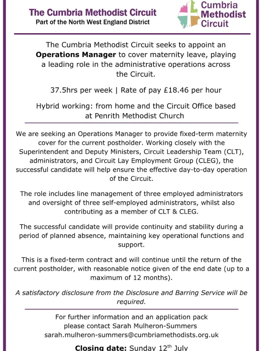 Ops Man maternity advert
