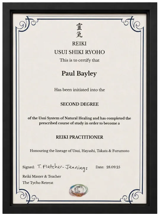 Usui Shiki Ryoho Reiki Second Degree