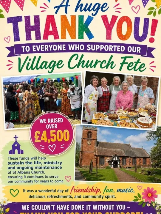 Church Fete Thank You