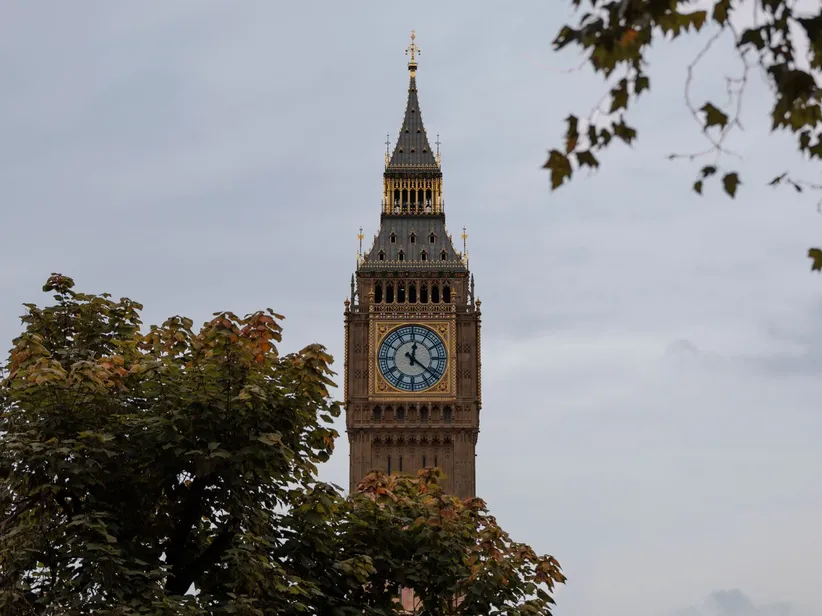 Captivating photo of Big Ben in London framed by