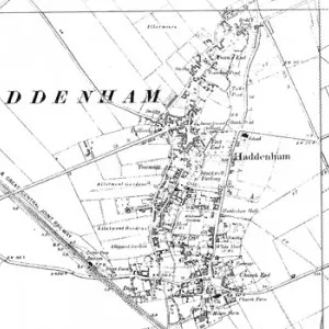 Old Map of Haddm
