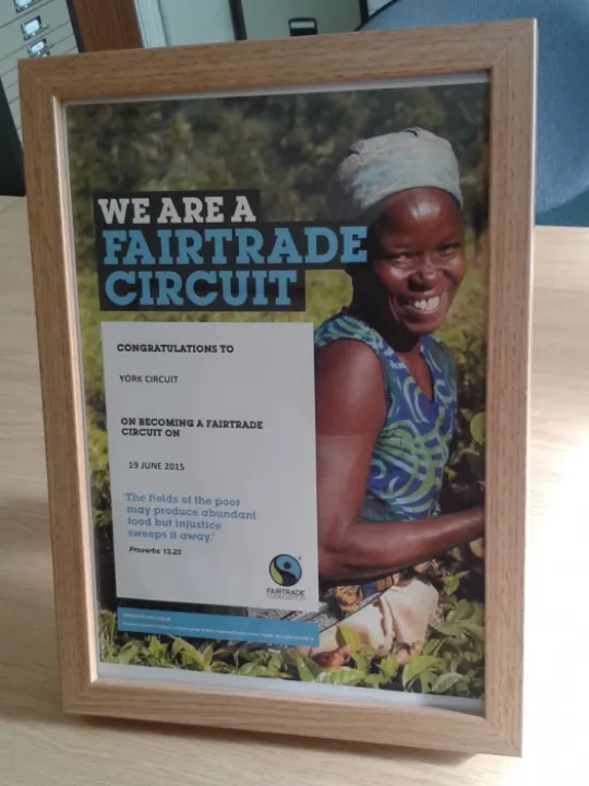 Fairtrade certificate