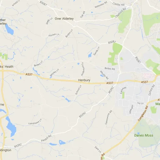 Henbury Map