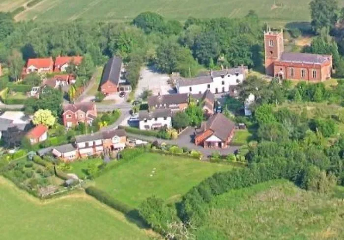 Church Minshull Overhead