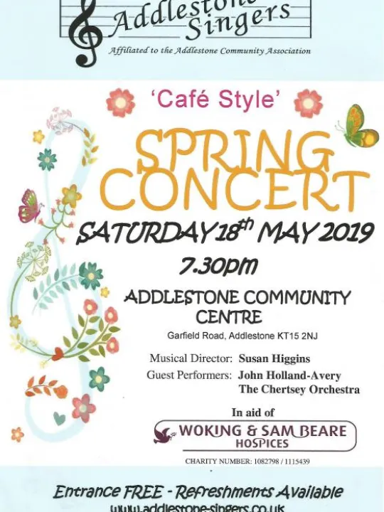 Addlestone Singers Concert