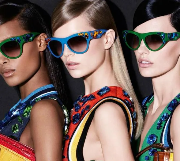 Prada sunglasses for women poster