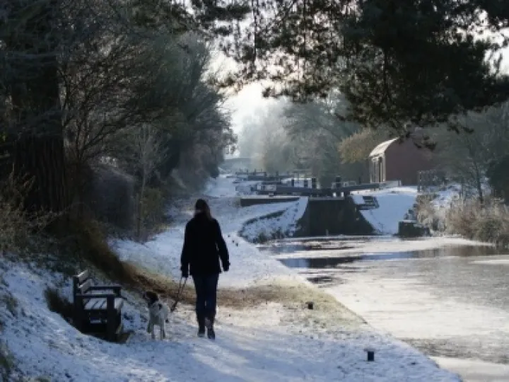 Shropshire Union canal &ndash; December 2010