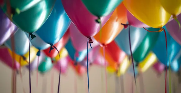 birthday balloons