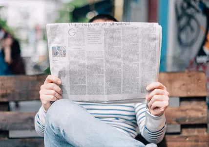 reading news, news events, newspaper