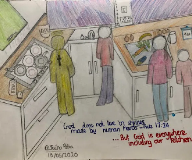 Jesus present at Kitchen