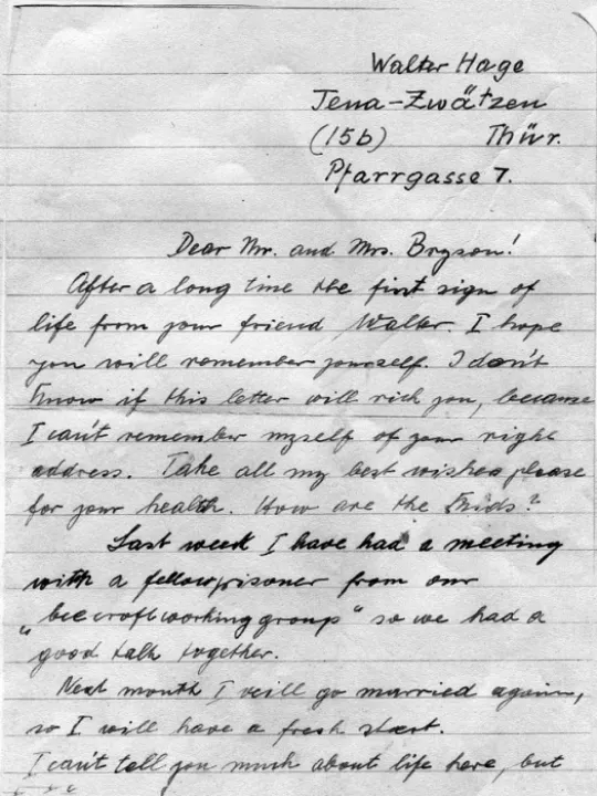 Walter Letter 1 Ed