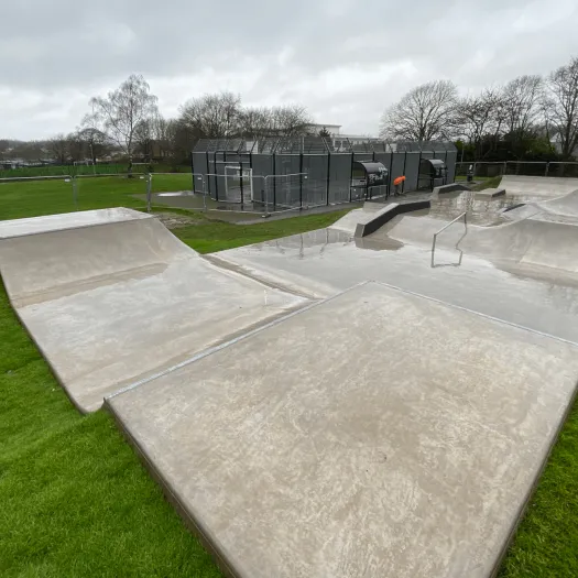 Woodside skatepark deck