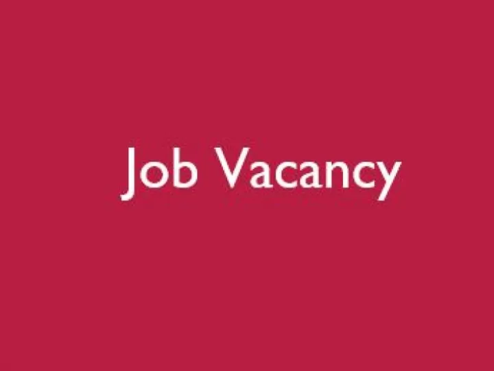 Job Vacancy