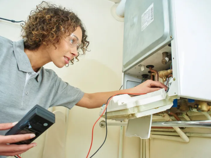 Engineer Fixing A Boiler2