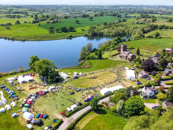 Publicity Photo   Aerial View Of Marbury Merry Days  2