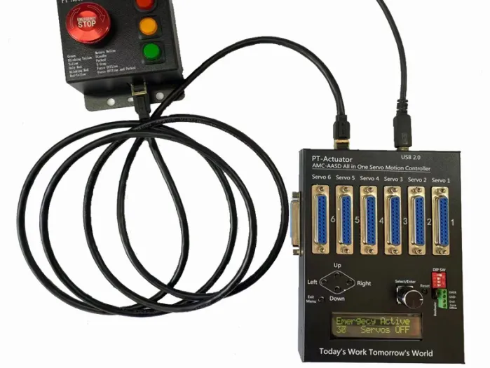 E-stop and AMC controller