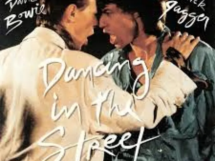 David bowie mick jagger dancing in the street