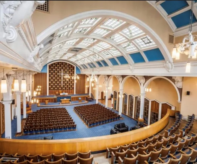 Victoria Hall Seating before