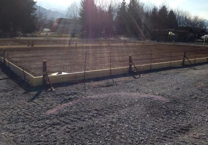 Preparing footings