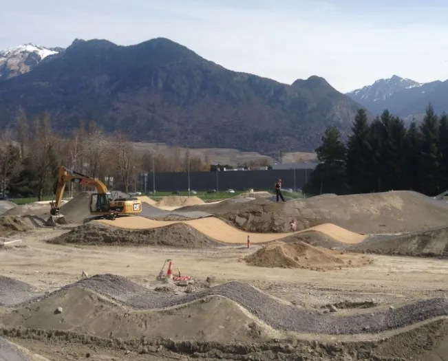Building a BMX track