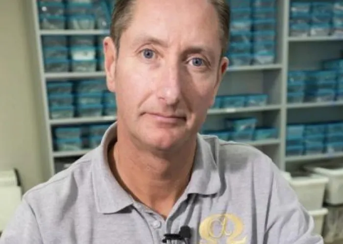 David Bithel chief glasses repair technician