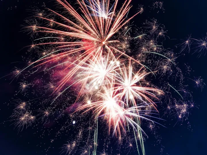 Low-angle Photo of Fireworks