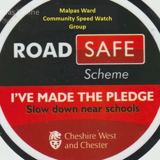 Malpas Ward Road Safe Pledge