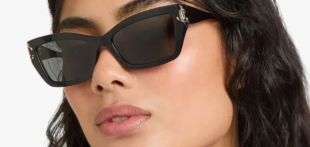 Woman with Jimmy Choo sunglasses