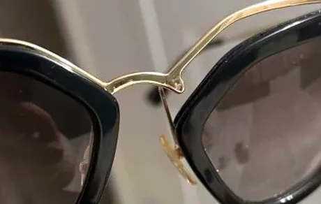 Broken spectacle frames