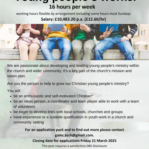 Young People's Worker Ad Great Ayton