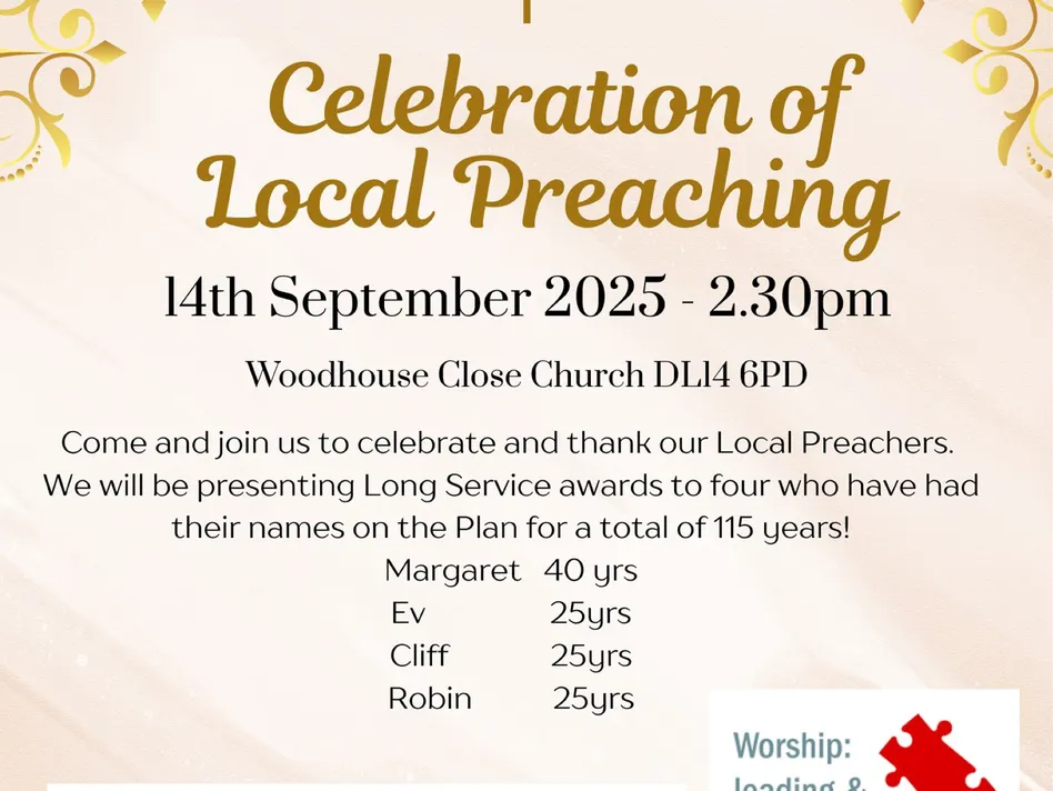 Local Preacher Celebration 14.09.2025