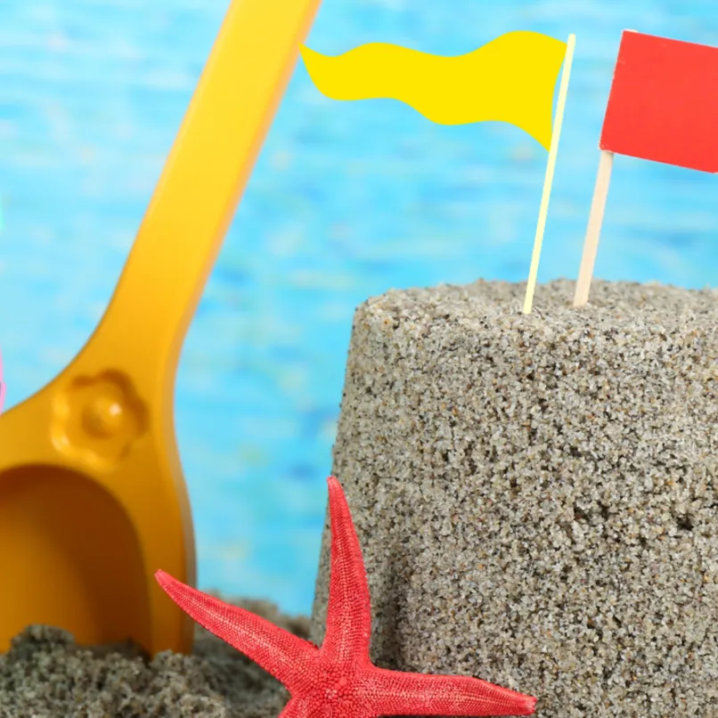 Sandcastle With Flags