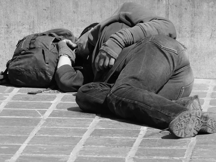 Wanderer, people, man, sleep, tramp, homeless