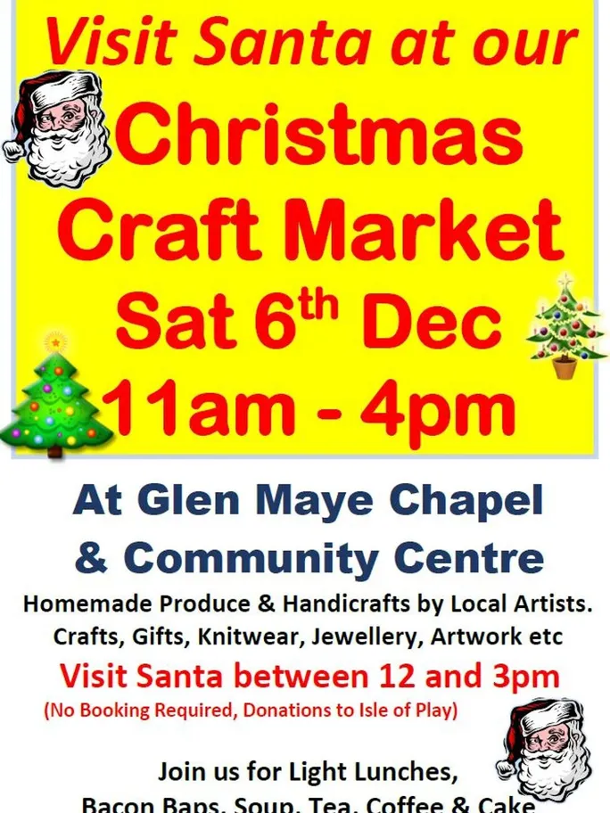 Glen Maye Christmas Craft Market