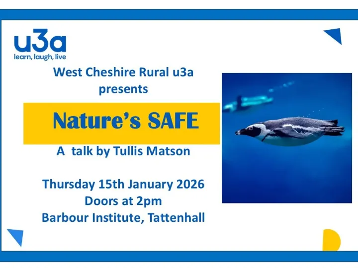 U3a January 2026 – Nature S Safe Advert Jan2026 Jp