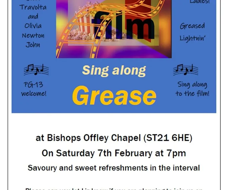 Film Night At Bishops Offley 2026