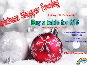 Tarvin Pre School poster