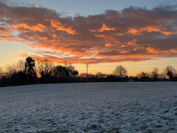 Sunrise Viewed From Copthorne Thursday 9 Jan