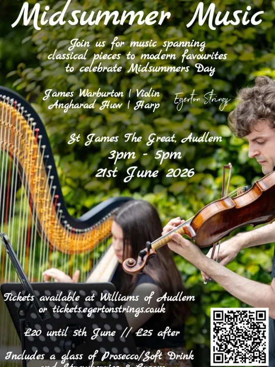 Egerton Strings Audlem June 26 Poster