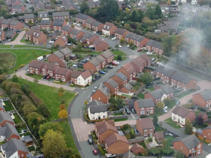 Firecrest Way aerial photo