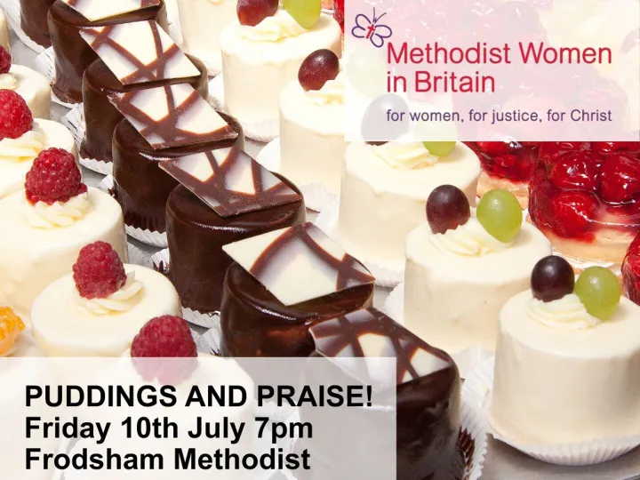 Frodsham Puddings and Praise 10th July
