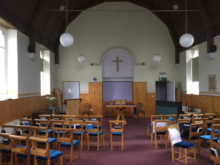 Inside Catton Methodist Church