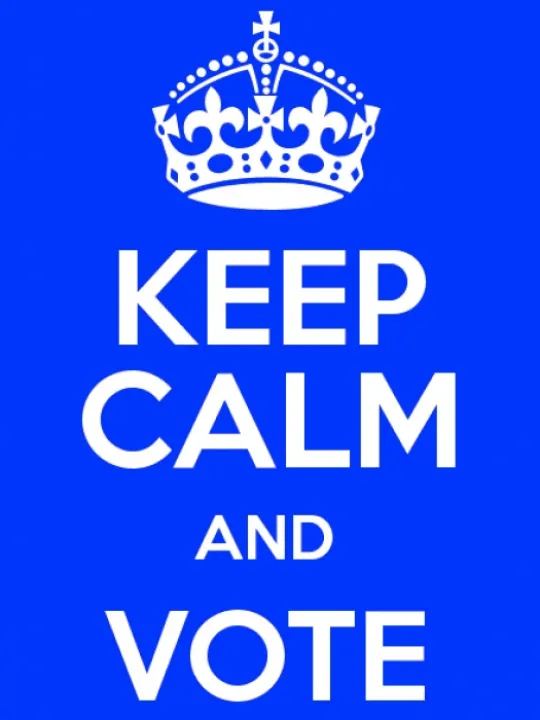 KEEP CALM AND VOTE