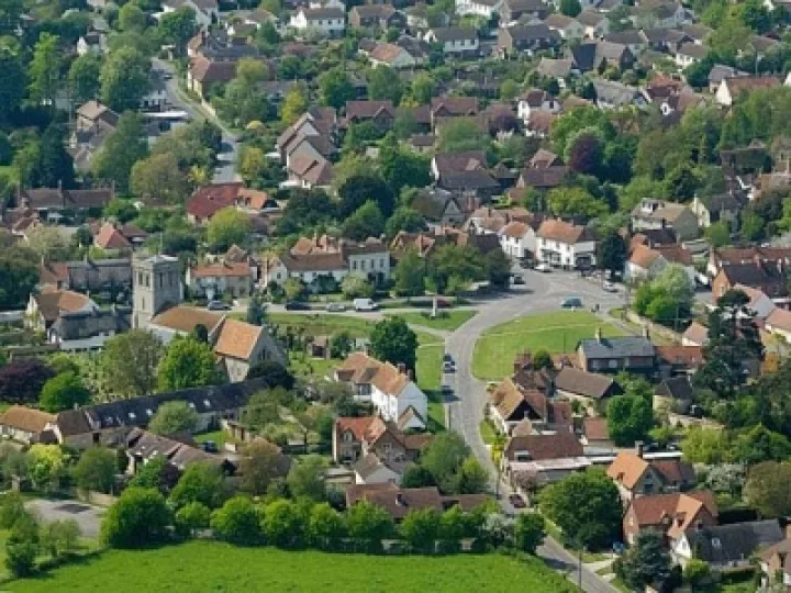 Aerial Shot Church End Haddm